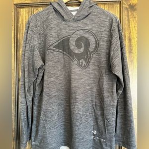 Rams | NFL | Original Logo Nike Dry Fit Hoodie
